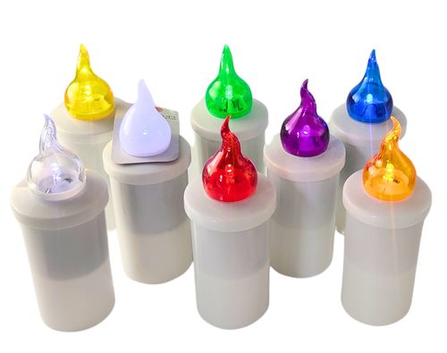 Wkład LED do zniczy kapliczek SUBITO S6 niebieski do 1200h 1szt. na Arena.pl