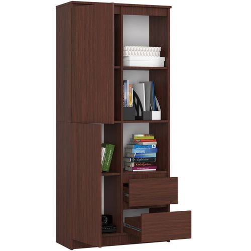REGAŁ BIUROWY R 80 cm CLP R11 WENGE na Arena.pl