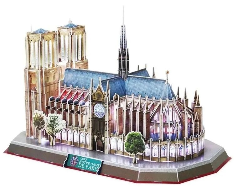 CUBIC FUN Puzzle 3D Notre Dame DA-20509 149 elementów zdjęcie 1