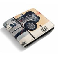 DeLorean | 13 cm | Eko-Skóra | Portfel Filmowy | Back To The Future