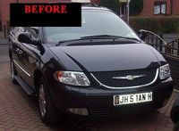 1998-2004 CHRYSLER TOWN COUNTRY TOWN&COUNTRY - LIstwy chrom grill chromowan