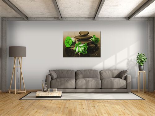 Obraz Wenge i limonka 100x70 CANVAS na Arena.pl