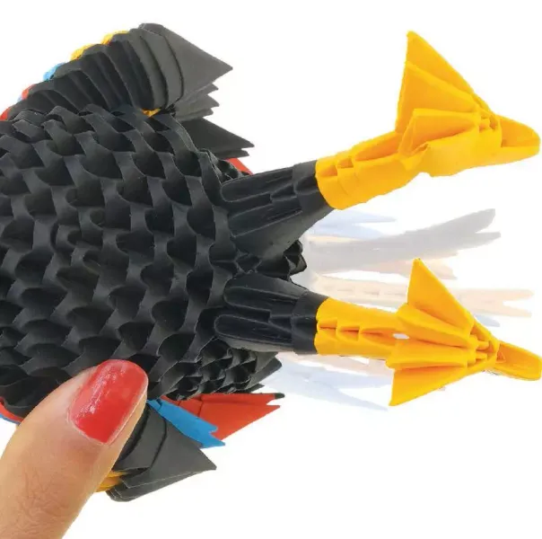 Origami 3D. Kogut (517 elementów) zdjęcie 8