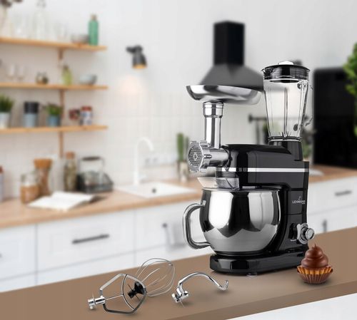 ROBOT KUCHENNY PLANETARNY MIKSER BLENDER 3000W MASZYNKA DO MIĘSA + PRZEPISY na Arena.pl