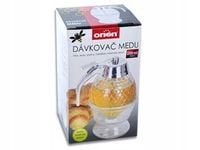 DOZOWNIK DO MIODU SYROPU SZKLANY DYSPENSER 0,25L