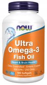 NOW FOODS ULTRA OMEGA-3 EPA DHA 1000mg WZROK SERCE 180 kaps
