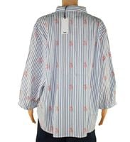 Damska koszula Lee - Bell Sleeve Shirt L45ZKIEQ paski z nadrukiem - roz. M
