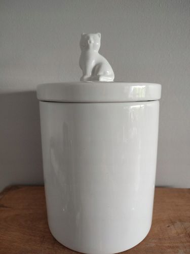 POJEMNIK ceramiczny 1800 ml pojemnik na smaczki, karmę, atest do żywności na Arena.pl