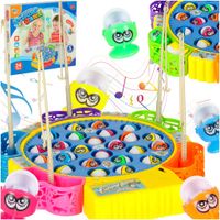 Gra Łowienie Rybek Zręcznościowa Rodzinna 24 Rybki Wędki Wędkowanie Dźwięk