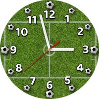 BOISKO PIŁKARSKIE ZEGAR PLAY ZIELONY FANA PIŁKI