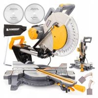 Piła ukośna UKOŚNICA do drewna 305mm 2200W linia Laser 3x TARCZA