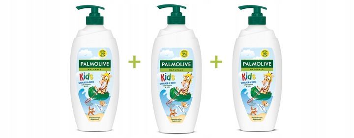 PALMOLIVE żel i płyn do kąpieli dla dzieci 3x750ml zdjęcie 8