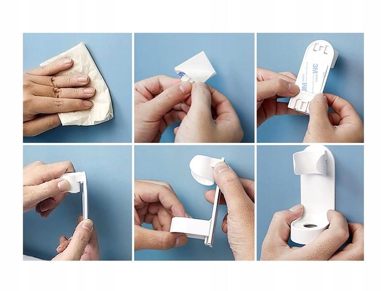 Uchwyt Na Szczotkę Do Zębów Naścienny Wieszak zdjęcie 10