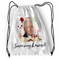 Plecak Dla Kaczyńskiego Sportowy Szkolny Worek Z Nadrukiem Ze Zdjęciem