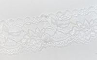 Koronka elastyczna 180636 ( 1 mb ) BIAŁA