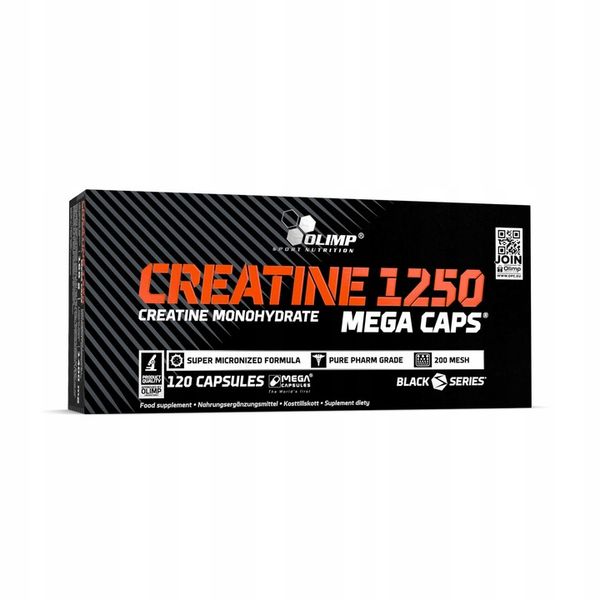 OLIMP CREATINE MEGA CAPS 2x120kaps KREATYNA MONOHYDRAT MONO zdjęcie 2