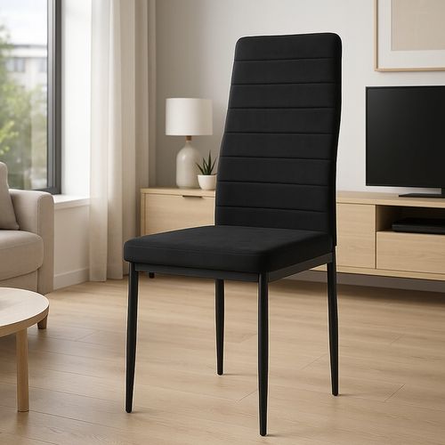 KRZESŁO PIKOWANE WELUR SALON JADALNIA KUCHNIA WYSOKIE MARK KT118 na Arena.pl