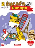 kolorowanka z żyrafą przez świat "europa" martel