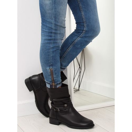 Botki damskie czarne 8232-3 Black r.41 na Arena.pl