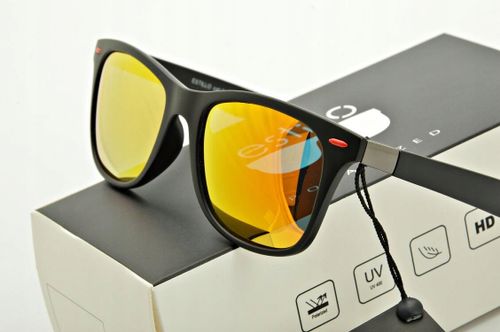 Okulary POLARYZACYJNE Lustro Przeciwsłoneczne Nerd marki ESTILLO + GRATISY na Arena.pl