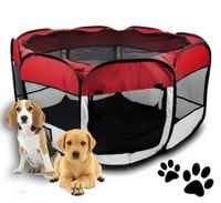 DUŻY KOJEC ZAGRODA DLA ZWIERZĄT CZERWONY 16124