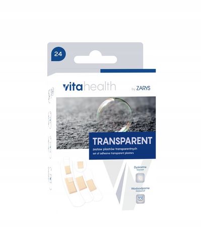Zestaw plastrów transparentne, wodoodporne 24 szt. na Arena.pl
