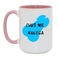 Duży Biało-Różowy 450 ml