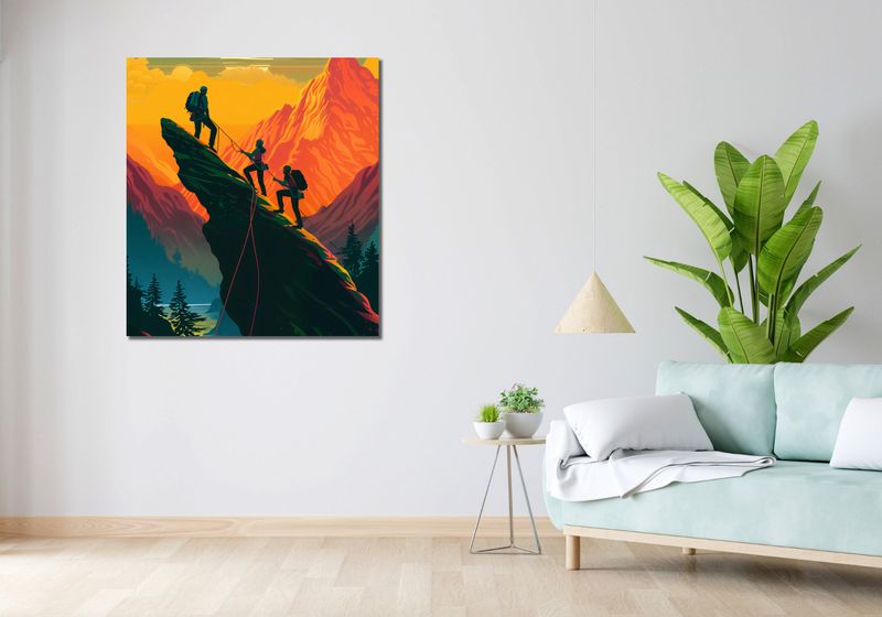 Obraz 90x100cm U Szczytu zdjęcie 2