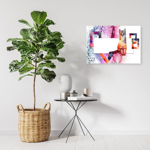 Deco Panel, Wielokolorowy kot 60x40 na Arena.pl