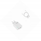 Ładowarka sieciowa GaN 45W dwa USB-C z kabelem do iPhone 16 Plus