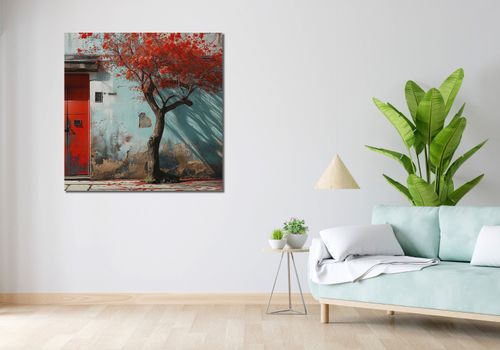 Obraz 100x100cm Widok Na Dawne na Arena.pl