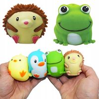 6x GNIOTEK ZWIERZAK PIANKOWY MIĘKKI ANTYSTRESOWY SQUISH BALL SENSORYCZNY