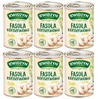 Kwidzyn Fasola biała 400 g x 6 sztuk