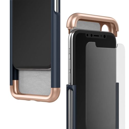 Caseology Savoy Case - Etui iPhone Xs / X (Navy) na Arena.pl