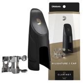 Ligaturka z Kapturkiem do Klarnetu Bb Posrebrzana D'Addario H-Ligature