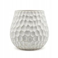 Matero Ceramiczne do Yerba Mate - Plaster Miodu (Białe) 400 ml