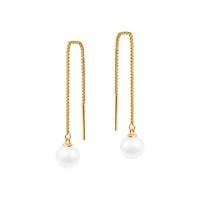 Srebrne kolczyki Staviori z perłami