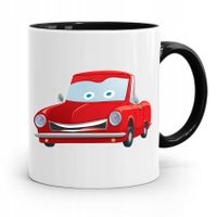 Kubek Czarny Dzień Dziecka Dla Syna Samochody Z Nadrukiem Ze Zdjęciem