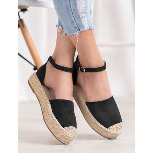 Czarne Espadryle Na Platformie r.38 na Arena.pl