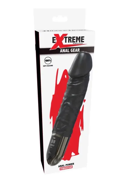 Anal Power Vibrator Black zdjęcie 2