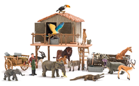 Faunica Stacja Ratunkowa Afryka Duży Zestaw Figurki Zwierzęta Woody XXL BIG