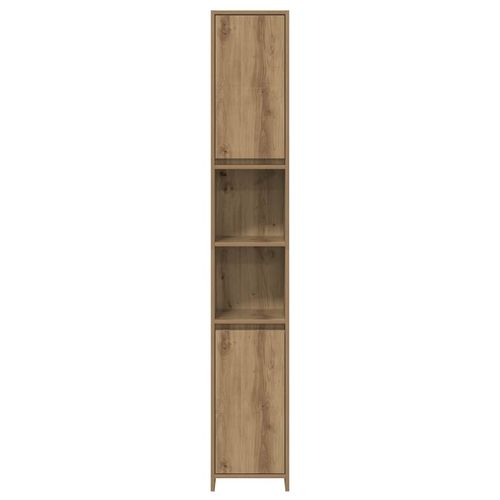 4-częściowy zestaw mebli łazienkowych, dąb artisan na Arena.pl