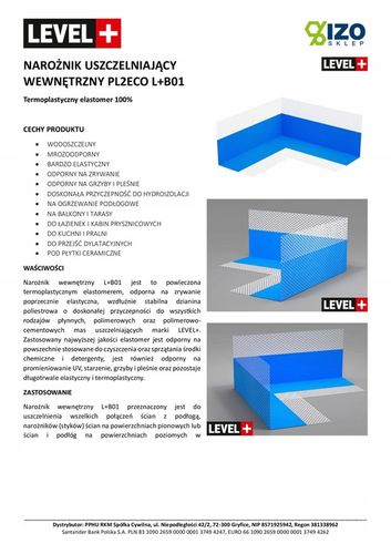 Narożnik Uszczelniający 10 szt Wewnętrzny B01 na Arena.pl