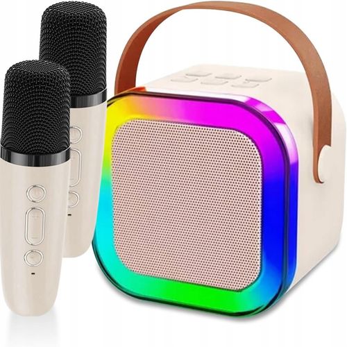 Bezprzewodowy Zestaw Do Karaoke Dla Dzieci Bluetooth Głośnik + 2 mikrofony na Arena.pl