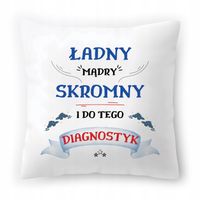 Poduszka Dla Diagnostyka Na Urodziny Prezent Z Nadrukiem Ze Zdjęciem