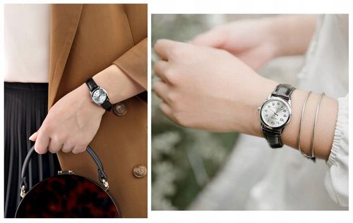 ZEGAREK DAMSKI CASIO LTP-V001L cyfry skórzany + BOX +GRAWER na Arena.pl