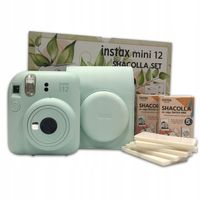 Aparat Fujifilm Instax Mini 12 Zielony Green + Pokrowiec + Ramki Shacolla