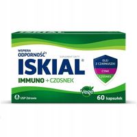 Iskial IMMUNO + Czosnek + Czarnuszka 60 kapsułek
