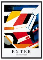 Plakat w ramie Alexandra Exter abstrakcja 61x91 cm w czarnej ramie