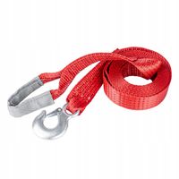 Lina holownicza linka do holowania taśmowa 7500 kg 50 mm 5 m hak + ucho